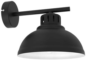 Nástenná lampa SVEN 1xE27/15W/230V čierna