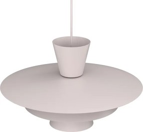 Luster na lanku PLATO 1xE27/15W/230V krémový