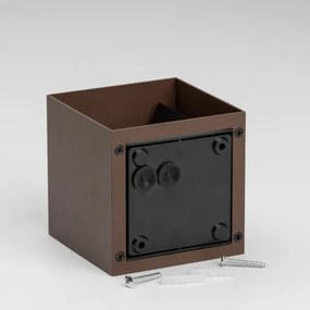 BRILAGI - LED Vonkajšie nástenné svietidlo CUBE LED/6W/230V hnedé IP54