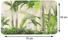Predložka do kúpeľne Oasis, 45x75 cm, viacfarebná