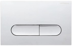 Tlačidlo Royal chróm Oval Ring