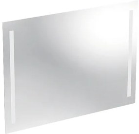 Kúpeľňové zrkadlo Option Basic 90x65 cm biele