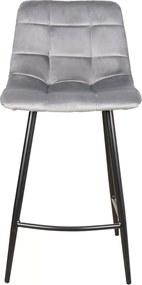 SI Mila H-2 Sametová barová stolička