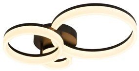 Searchlight 62793BK - LED Stmievané stropné svietidlo TRIPLE LED/25W/230V