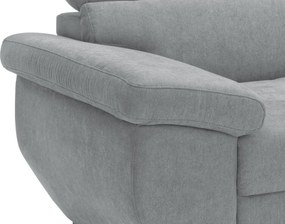 Trojsedák Speedway, svetlo šedá látka