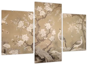 Obraz - Kreslená japonská krajina (90x60 cm)