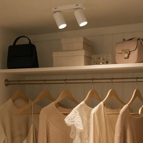 Rabalux 73086 - Bodové svietidlo YORLI 2xGU10/7W/230V biela