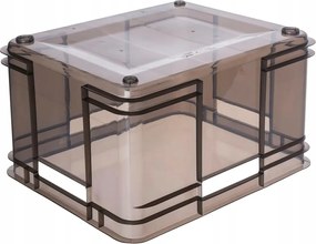 Keeeper Úložný box pre domácnosť aj dielňu, BRUNO XL, 28L, 43 x 35 x 24 cm, dymový