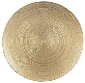 Orion Sklenený servírovací tanier Golden, pr. 21 cm, pr. 21 cm