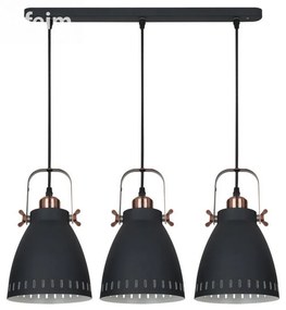 ITALUX MD-HN8026S-3-B+RC - Luster na lanku FRANKLIN 3xE27/60W/230V