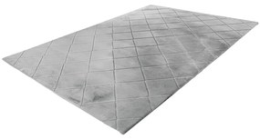 Dekorstudio Kožušinový koberec MOMENT- sivý Rozmer koberca: 160x230cm