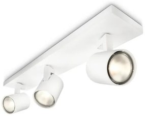 Philips 53093/31/12 - Bodové svietidlo MYLIVING RUNNER 3xGU10/20W/230V