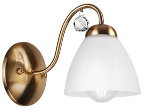 Lamkur Nástenná lampa MIRANDA 1xE27/60W/230V zlatá LA43555