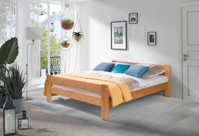 Masívna manželská posteľ Hugo 160 Farba: Jelša