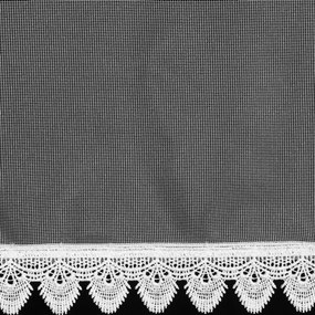 ZÁCLONA NA KRÚŽKOCH MAYA 300X145 CM BIELA