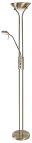 Brilagi - Stmievateľná stojacia lampa SCARLETT 1xR7s/230W/230V + 1xG9/40W bronzová