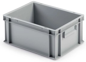 Sada 10 kusov - UNISTA Euro prepravka s uzavretými rukoväťami 43-175 - sivá