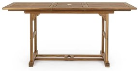 Rozkladací záhradný stôl noemi 120 - 160 x 70 cm MUZZA