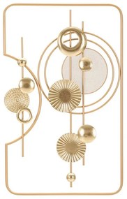 Kovová nástenná dekorácia 49,5x80 cm Goldy – Mauro Ferretti