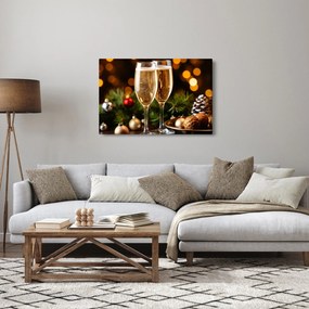 Obraz - Poháre šampanského (90x60 cm)