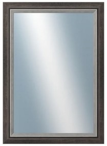 DANTIK - Zrkadlo v rámu, rozmer s rámom 50x70 cm z lišty AMALFI čierna (3118)