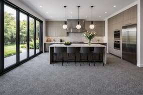 Lano, Koberec metráž Sparkle 723, na mieru, šíře 4m,5m, šedá, ab (mriežka), detská izba