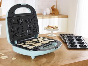 SILVERCREST® KITCHEN TOOLS Vaflovač 3 v 1 SWEW 750 C4 (modrá) (100361088)