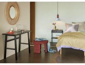 Nástenné zrkadlo s bambusovým rámom ø 80 cm Charm – Hübsch