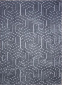 BE Koberec Kolekcia Zen Garden 2401 GREY – sivý obdĺžnikový Rozmer: 140x190 cm