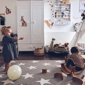 Samolepka do detskej izby sada rozprávkových králikov