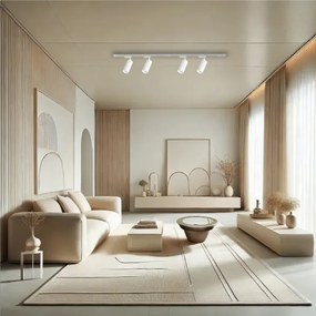 Bodové svietidlo v lištovom systéme MICA 4xGU10/10W/230V biela