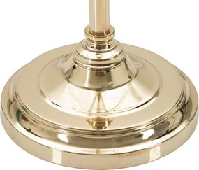 Stojacia lampa Bruxelles 160 cm čierna/zlatá
