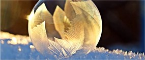 Obraz zamrznutej bubliny (120x50 cm)