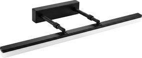 Toolight Toolight, LED nástenné svietidlo, 60cm, 9W, 4000K, 1000lm, APP1879-1W, Čierna matná, OSW-66034