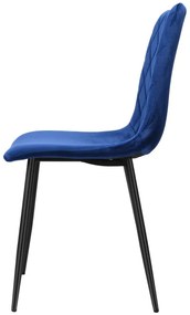 Jedálenská stolička DEXTER zamatová, granátová