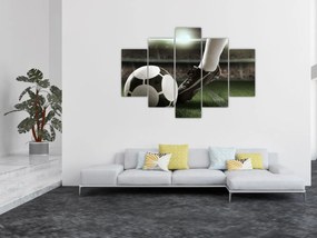 Obraz - Futbalová lopta (150x105 cm)