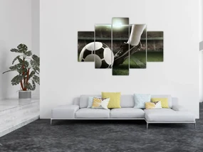 Obraz - Futbalová lopta (150x105 cm)