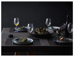 Čierny dezertný tanier z kameniny ø 21 cm Gastro Grey/Grey – Bitz