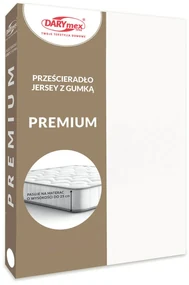 JERSEY PRESTIERADLO PREMIUM 200X220 CM BIELE