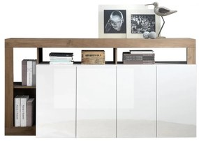 Komoda LENOR biela/dub