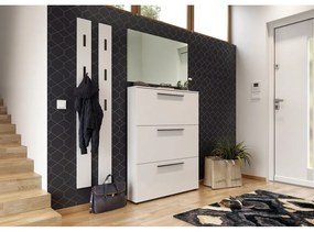 Biela výklopná skrinka na topánky Utah - Germania