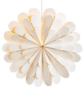 Markslöjd 705306 - Vianočná dekorácia MARIGOLD 1xE14/25W/230V 45 cm biela