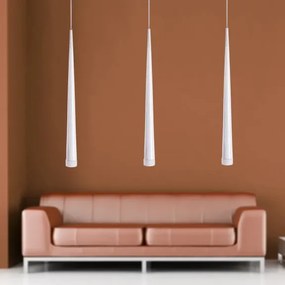 Minimalistické svietidlo Stylo 3 biele