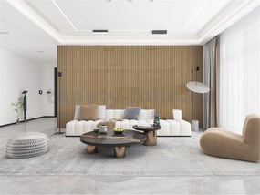 Samolepiace panely na stenu TPL0000007, cena za kus, rozmer 270 cm x 48,5 cm, lamely hnedé, IMPOL TRADE