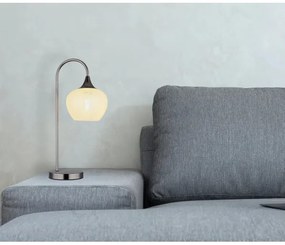 Globo 15548TK - Stolná lampa MAXY 1xE27/40W/230V biela/antracit