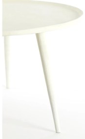 Kovový okrúhly odkladací stolík ø 59 cm Babína – Light &amp; Living