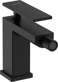 Hansgrohe Tecturis E, bidetová páková batéria s odtokovou súpravou s tiahlom, čierna matná, HAN-73200670