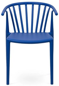 Modrá plastová záhradná stolička Capri – Bonami Essentials