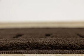 Kúpeľňový koberček Ocean hnedý ovál