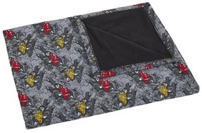 Bellatex Detská deka Bára Auto čierna, 75 x 100 cm